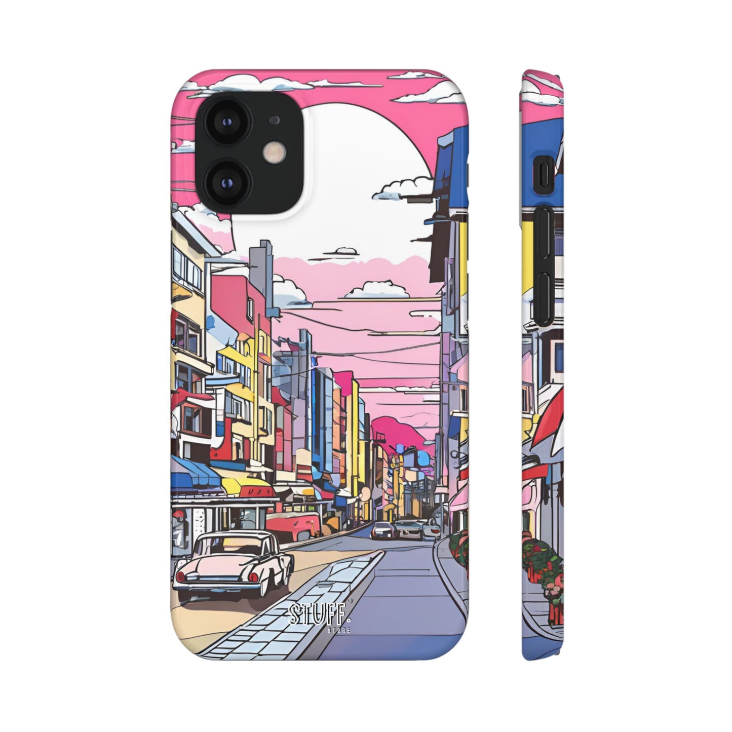 Pop Art Sunset | Coque snap légère et résistante inspiration Lichtenstein