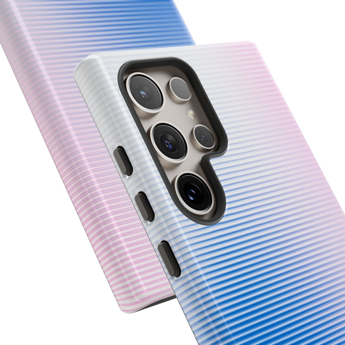 Gradient Case | Coque résistante double protection anti-choc - Dégradé Bleu & Rose