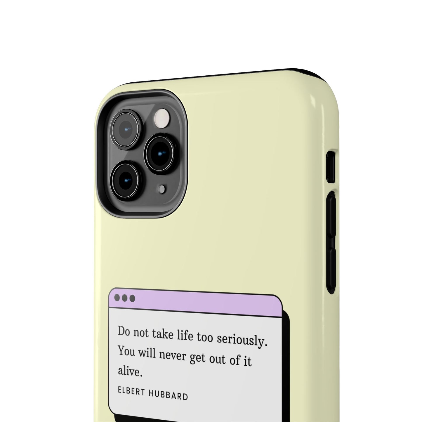 Window Case | Coque résistante à double protection avec citation – Design minimal & message puissant