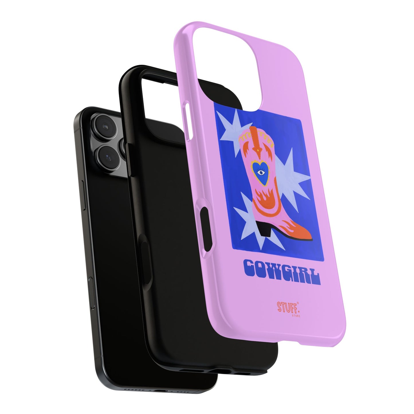 Cowgirl Case | Cose résistante double protection avec Design Western