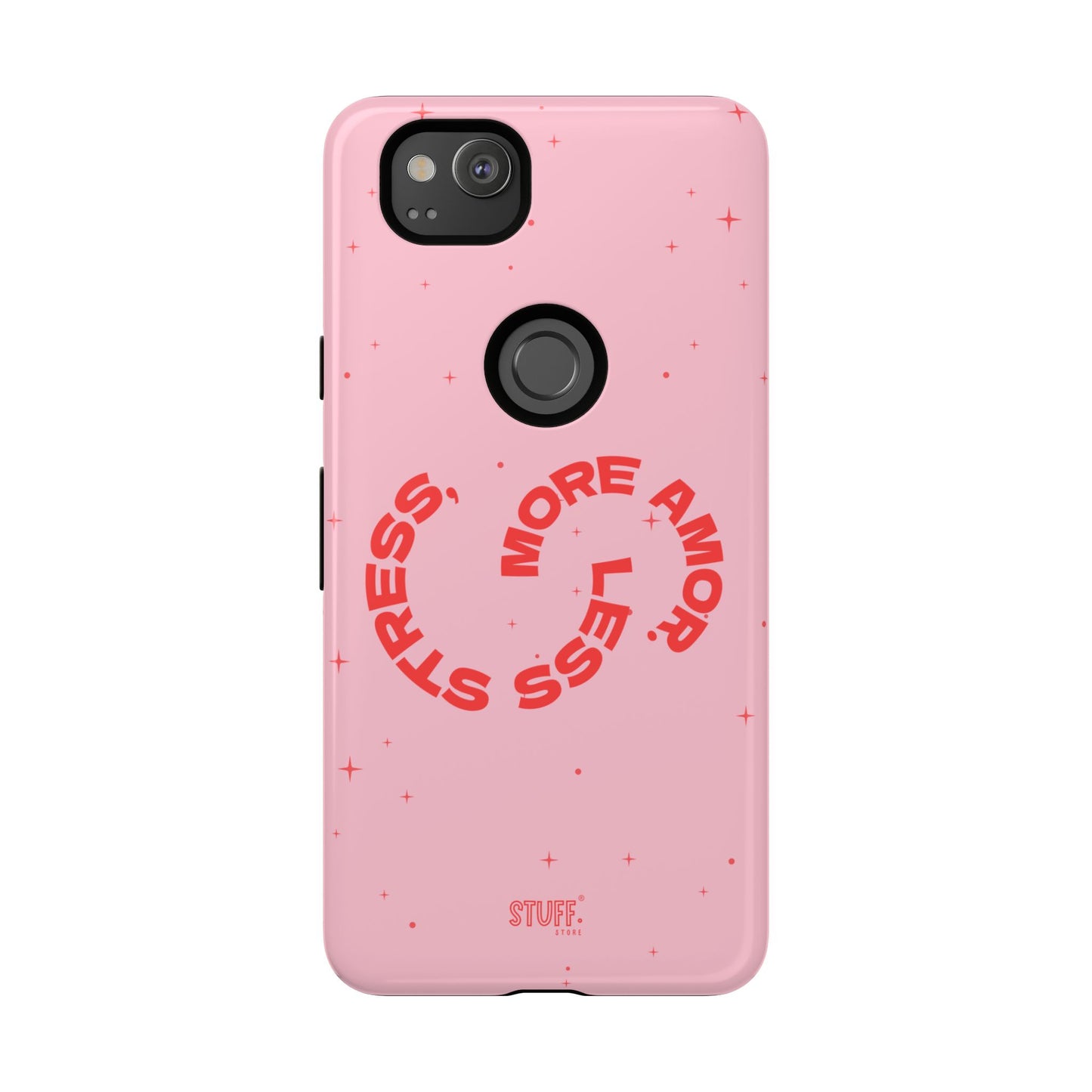 More Amor Case | Coque résistante double protection avec phrase Bienveillante