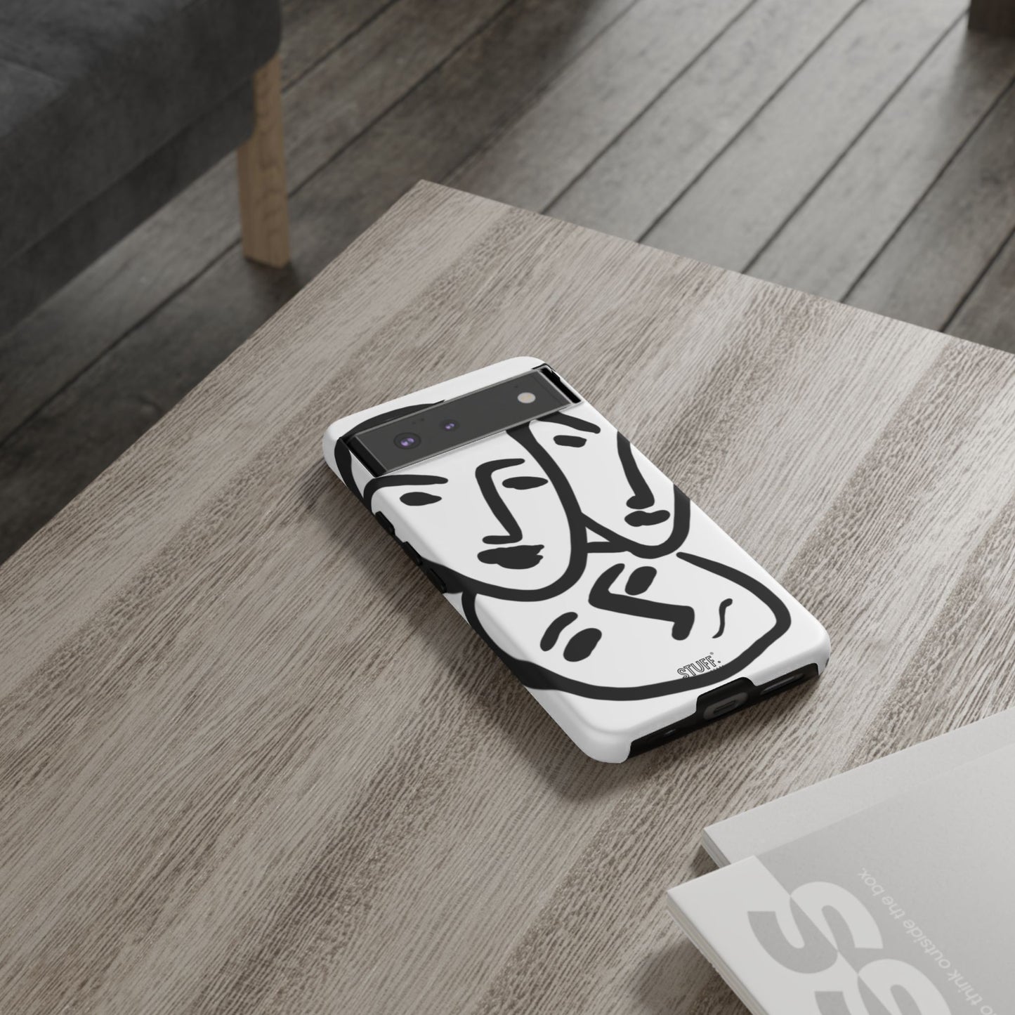 Les Trois Visages | Coque résistante double protection — inspiration Matisse