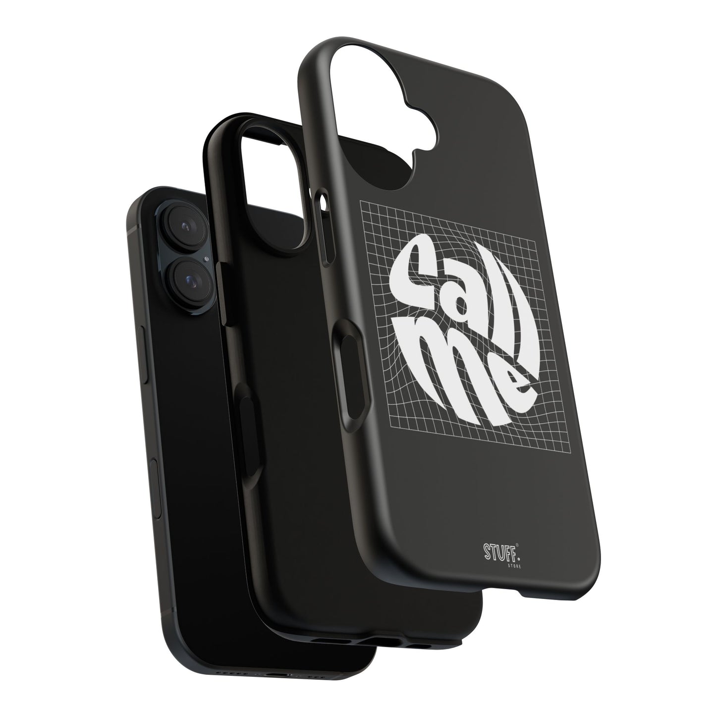 Call Me Case | Coque résistante double protection - Noir Effet Mat