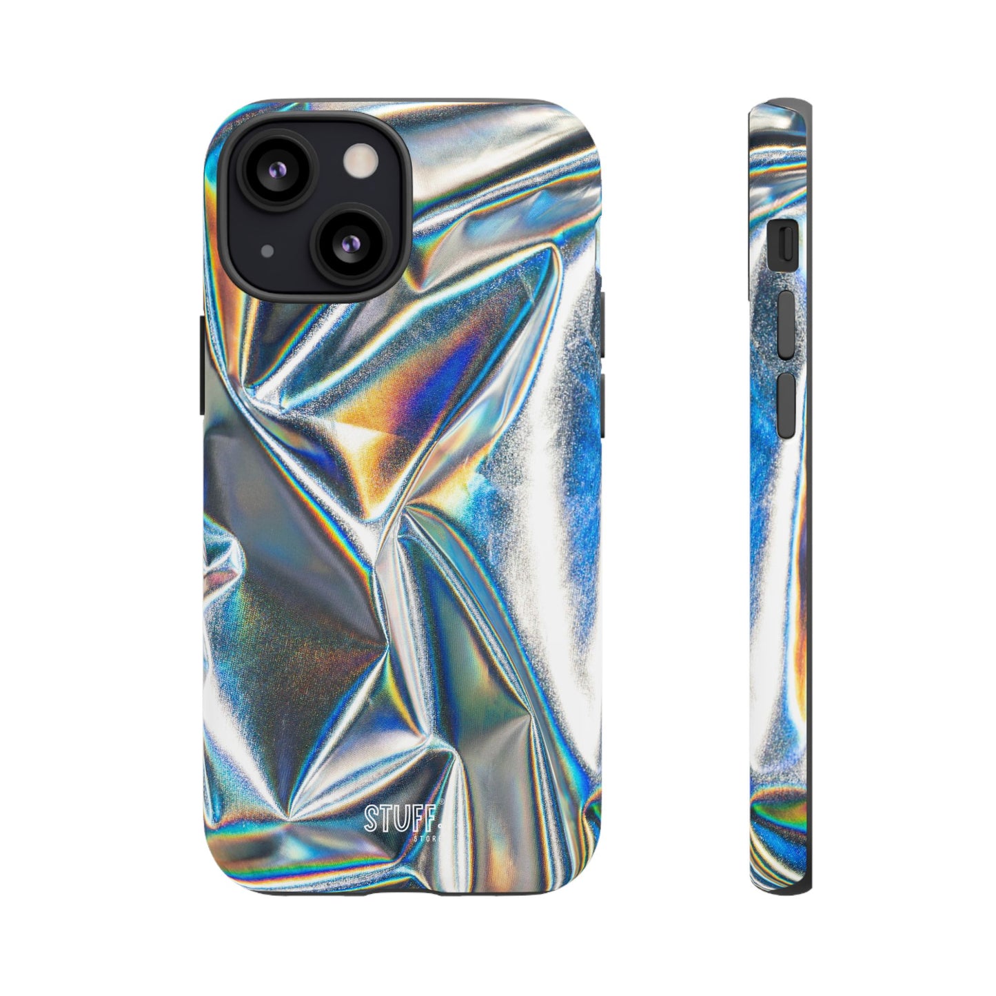 Metallic Case | Coque résistante double protection anti-choc - Effet Métallique