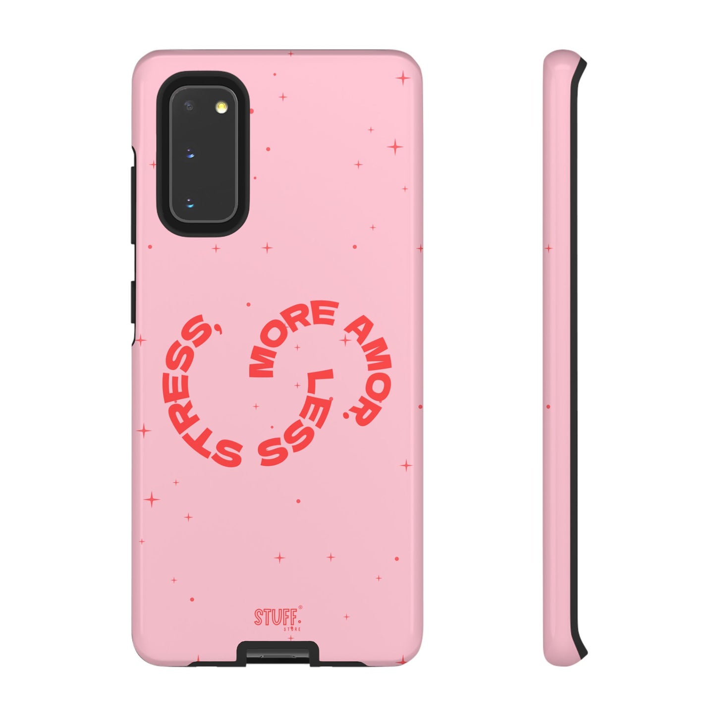 More Amor Case | Coque résistante double protection avec phrase Bienveillante
