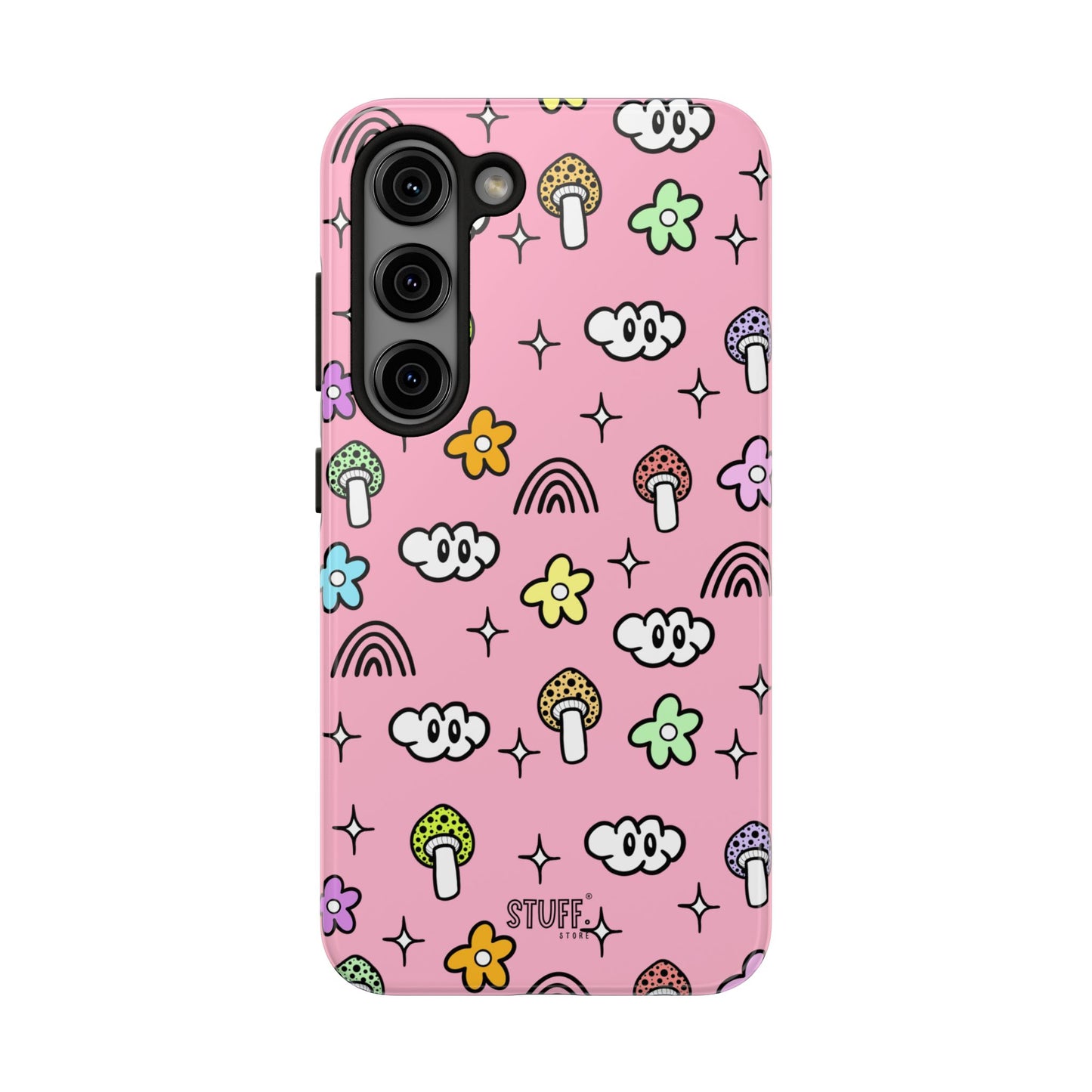 Pixie Case | Coque résistante double protection | Pixie Collection - Pink Matte Effect