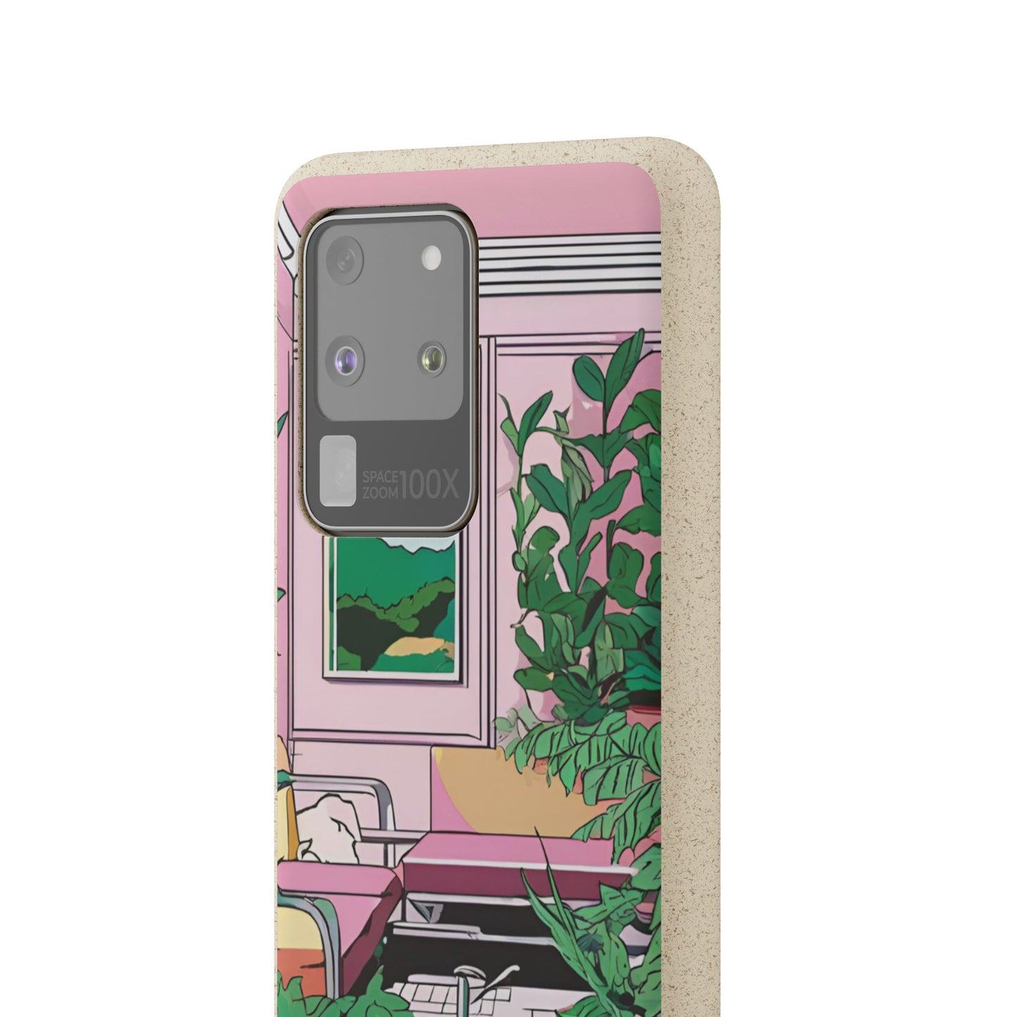 Plant Pop Case | Coque biodégradable en bambou et bioplastique avec design coloré | Parfait pour les amoureux des plantes - Avec emballage cadeau