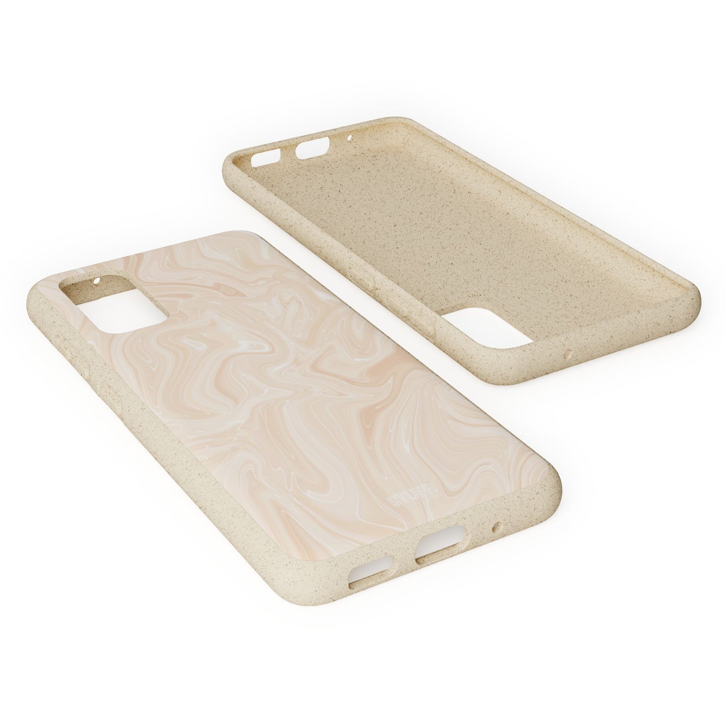 Liquid Marble Case | Coque Eco-Friendly en Bambou et Bioplastique Effet Marbré - Disponible avec Emballage Cadeau