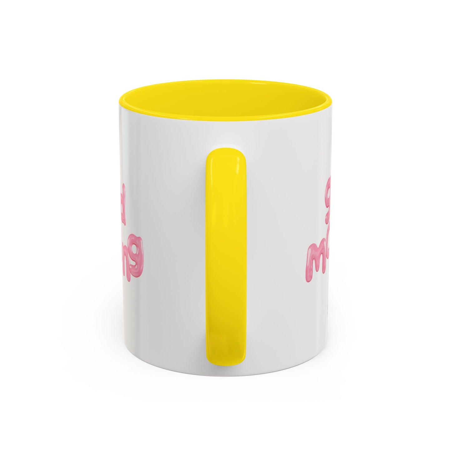 Balloon Cup | Two-tone ceramic mug with "balloon" lettering - 330ml