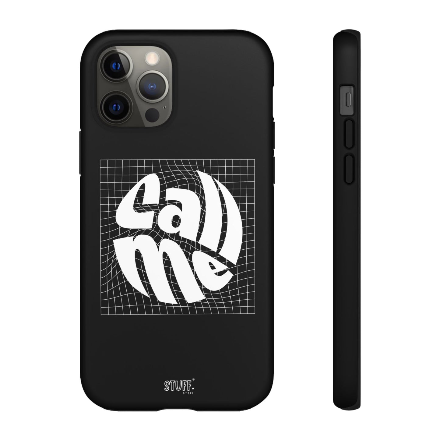 Call Me Case | Coque résistante double protection - Noir Effet Mat