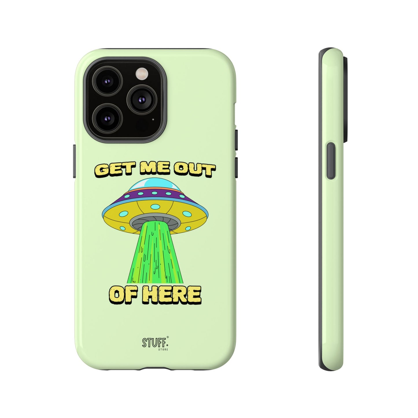 Get Me Out of Here | Coque résistante anti-choc — Vert Menthe