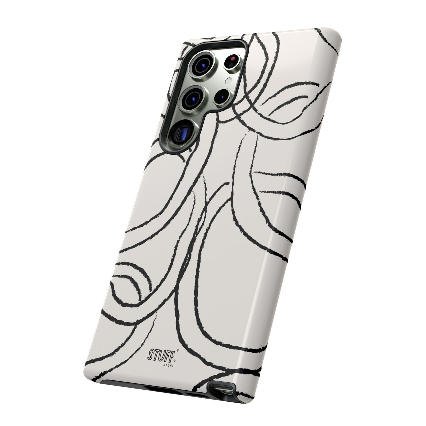 Doodly Case | Coque résistante double protection avec Design Gribouillis Minimaliste