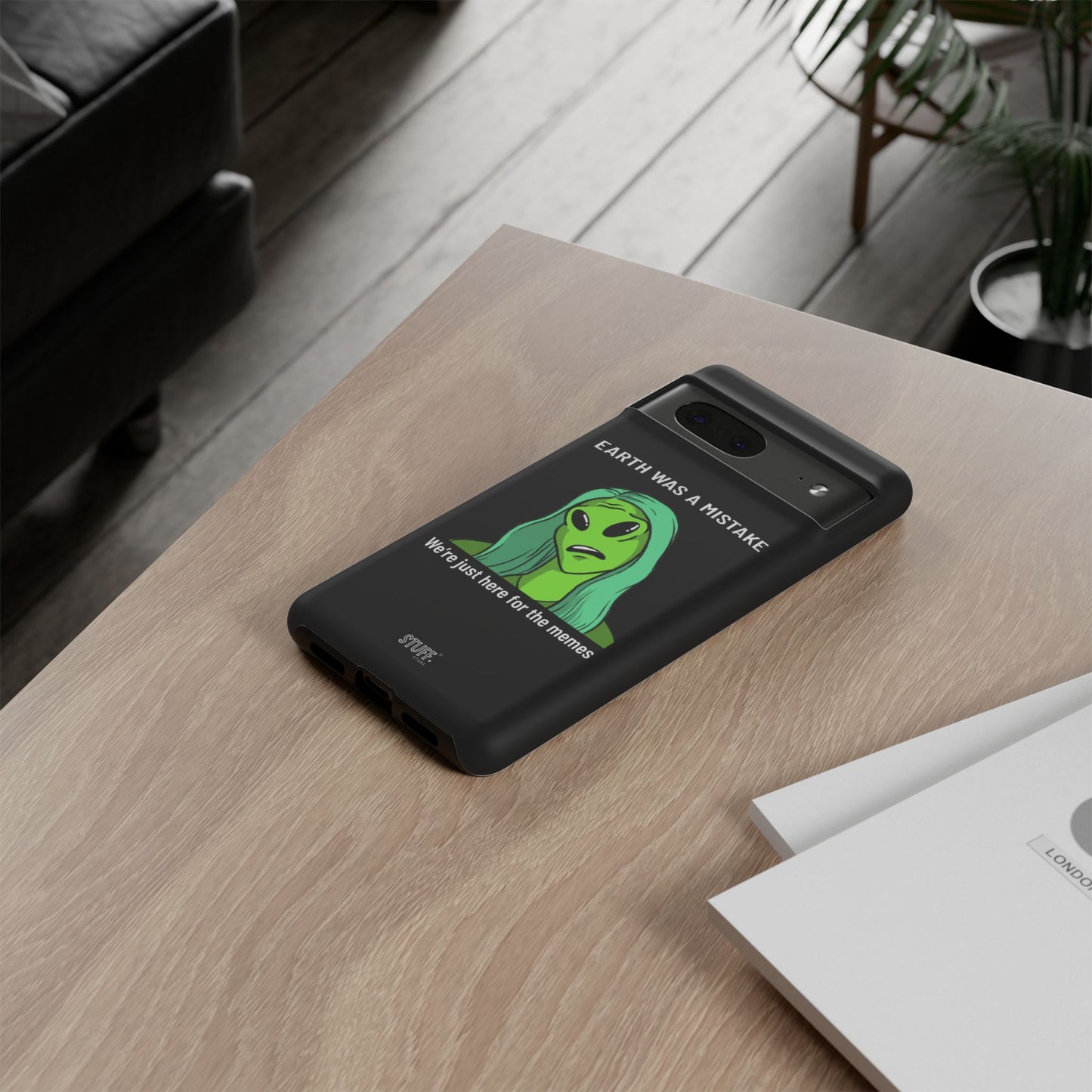 Meme Liking Alien Case | Coque résistante double protection pour les amateurs de Pop Culture