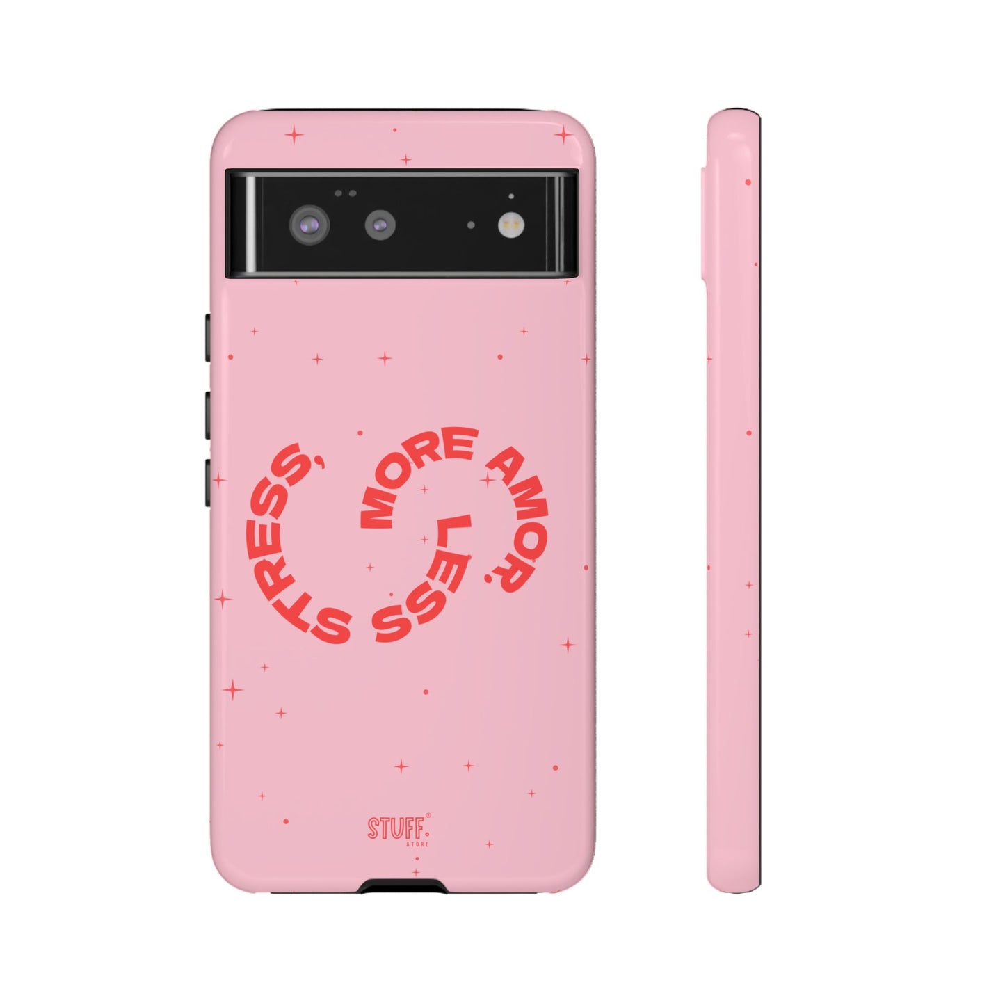 More Amor Case | Coque résistante double protection avec phrase Bienveillante