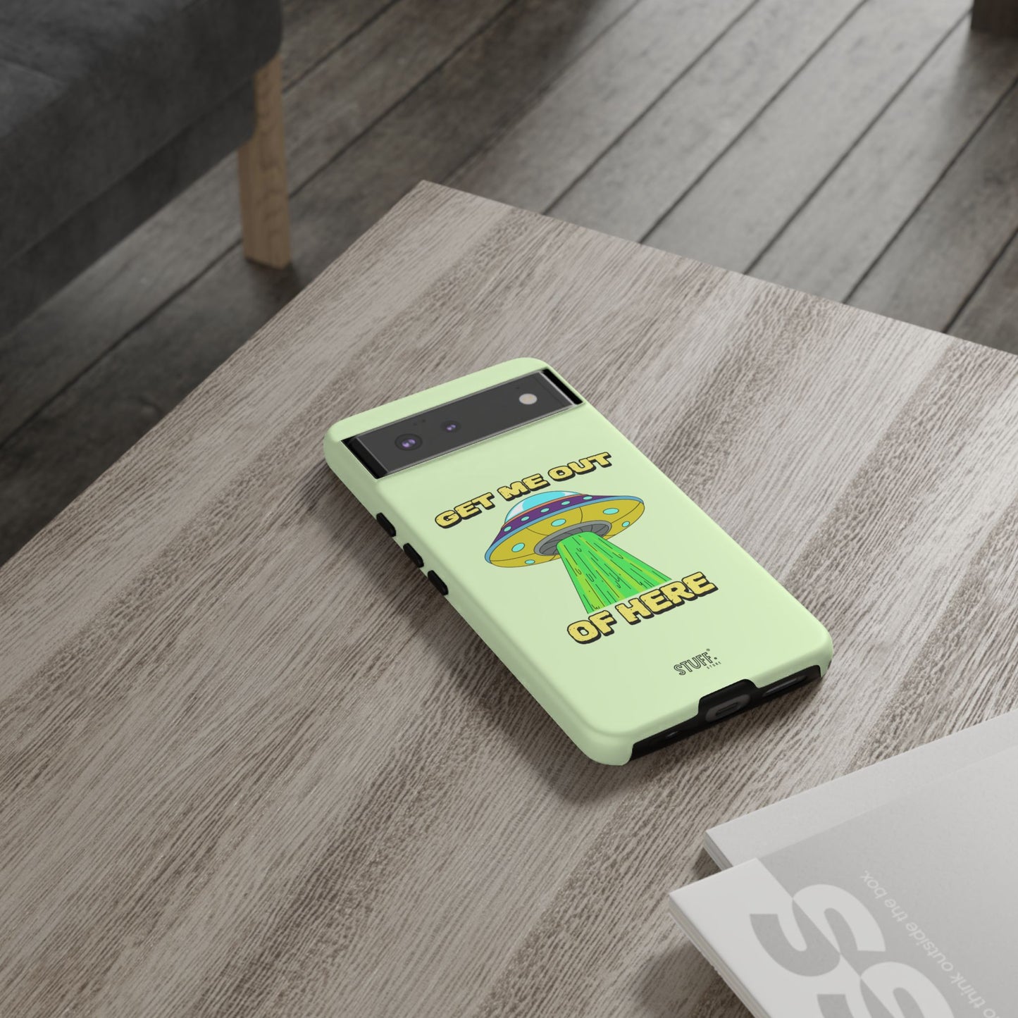 Get Me Out of Here | Coque résistante anti-choc — Vert Menthe