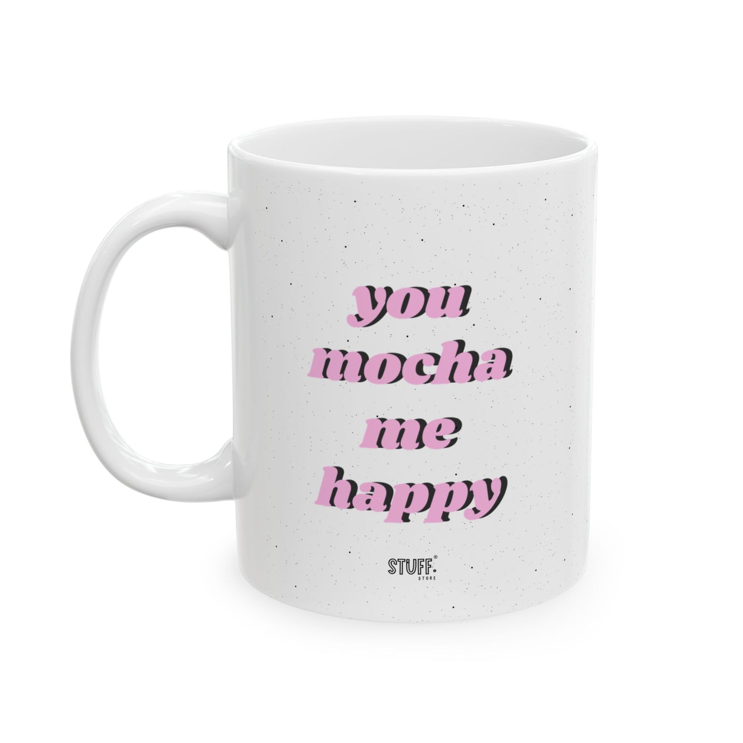 Mocha Cup | Mug en céramique avec citation fun – 330ml