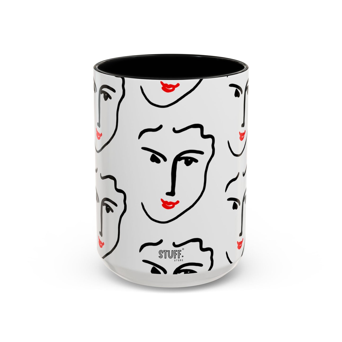 Nadia Cup | Matisse-inspired two-tone mug - 330ml
