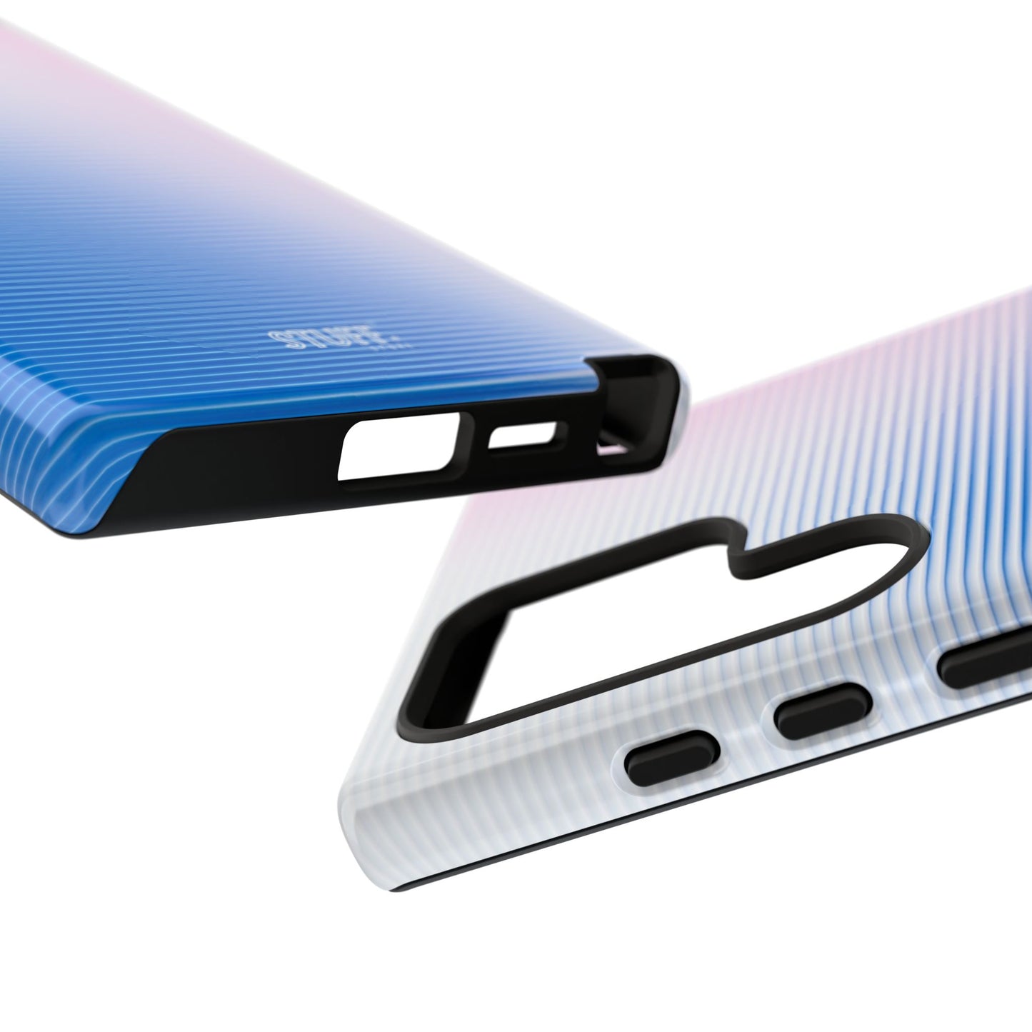 Gradient Case | Coque résistante double protection anti-choc - Dégradé Bleu & Rose