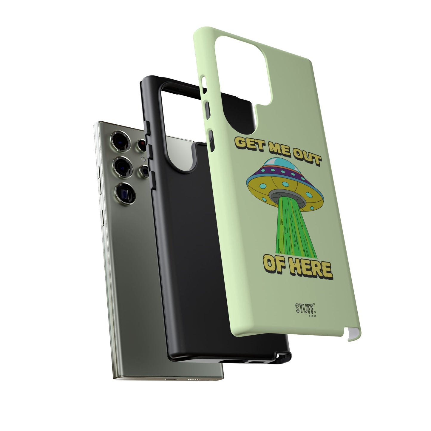 Get Me Out of Here | Coque résistante anti-choc — Vert Menthe