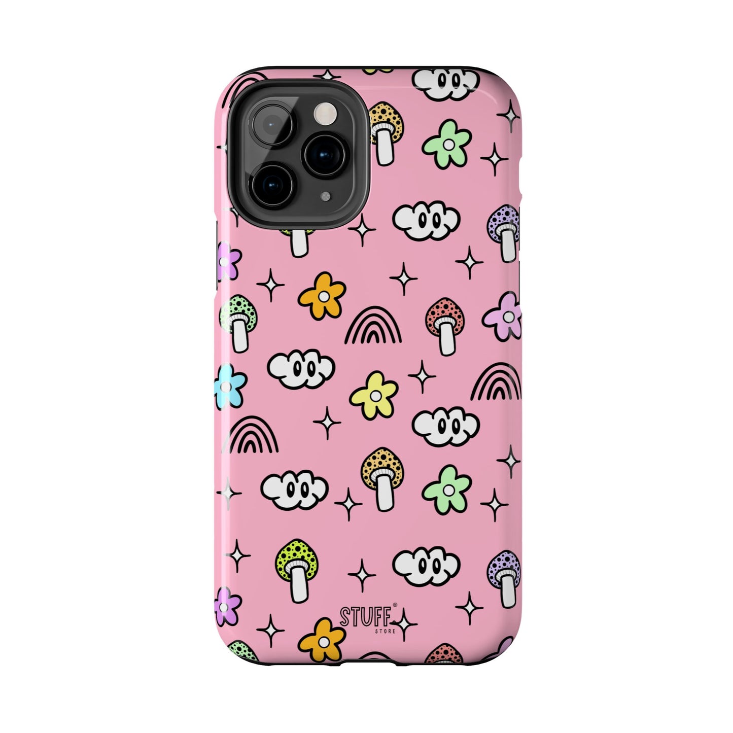 Pixie Case | Coque résistante double protection | Pixie Collection - Pink Matte Effect