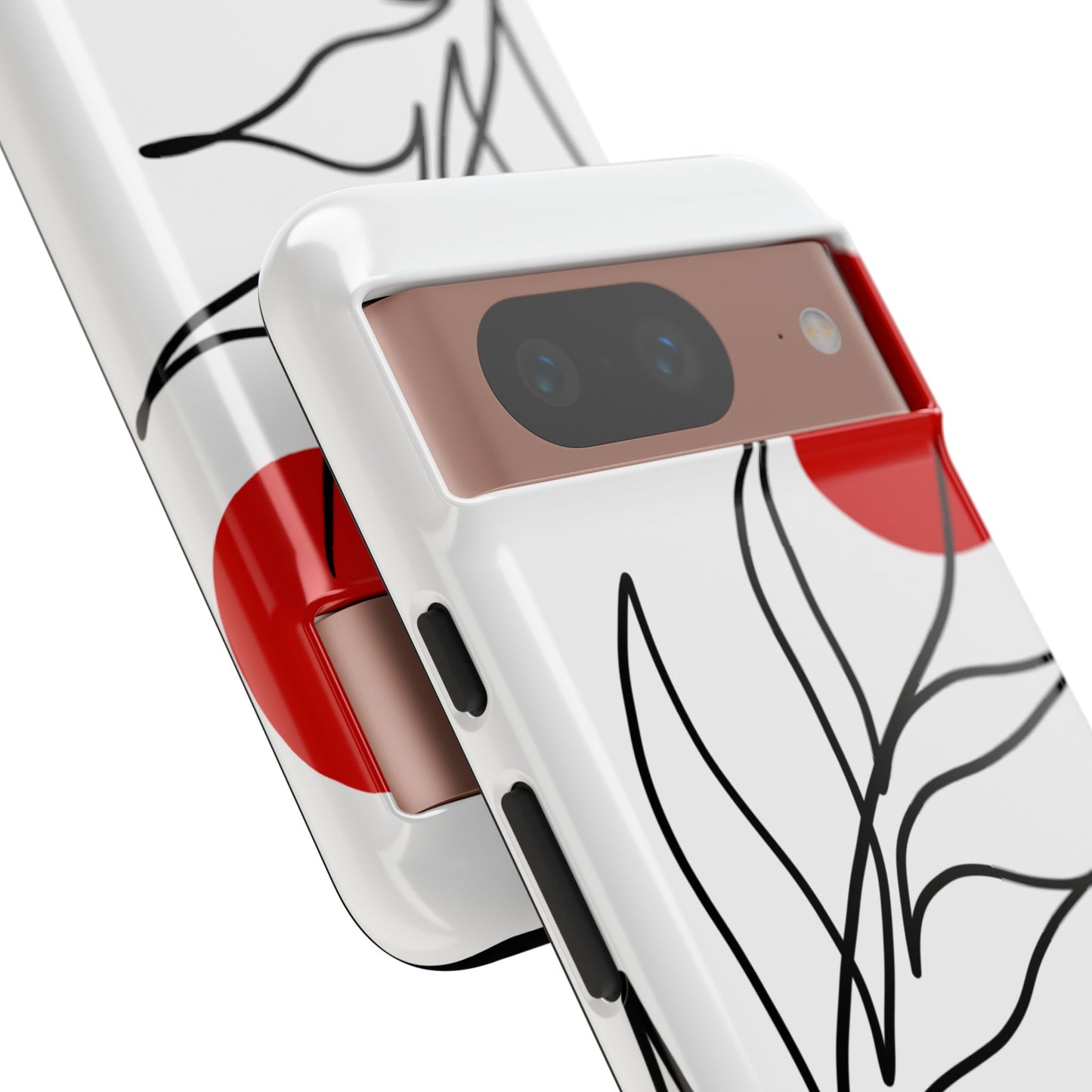 Red Sun Case | Coque résistante double protection avec Design Minimaliste