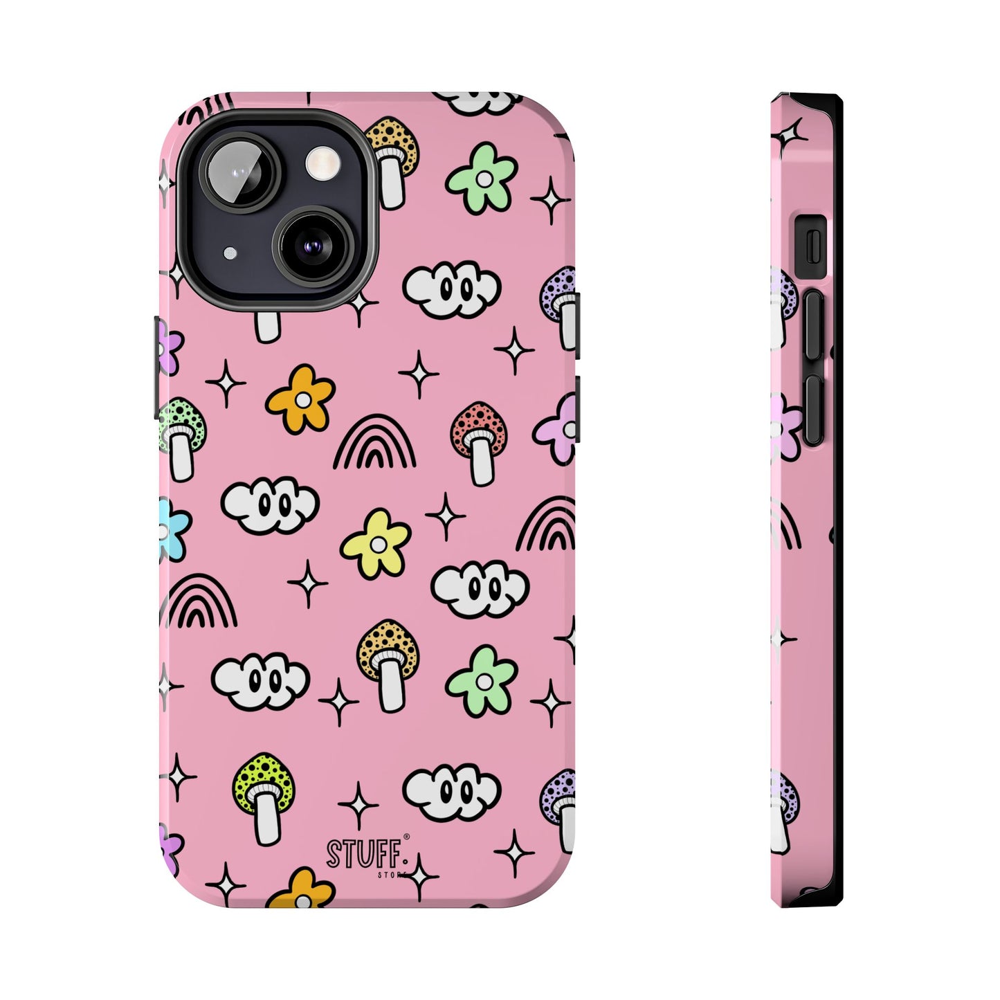 Pixie Case | Coque résistante double protection | Pixie Collection - Pink Matte Effect