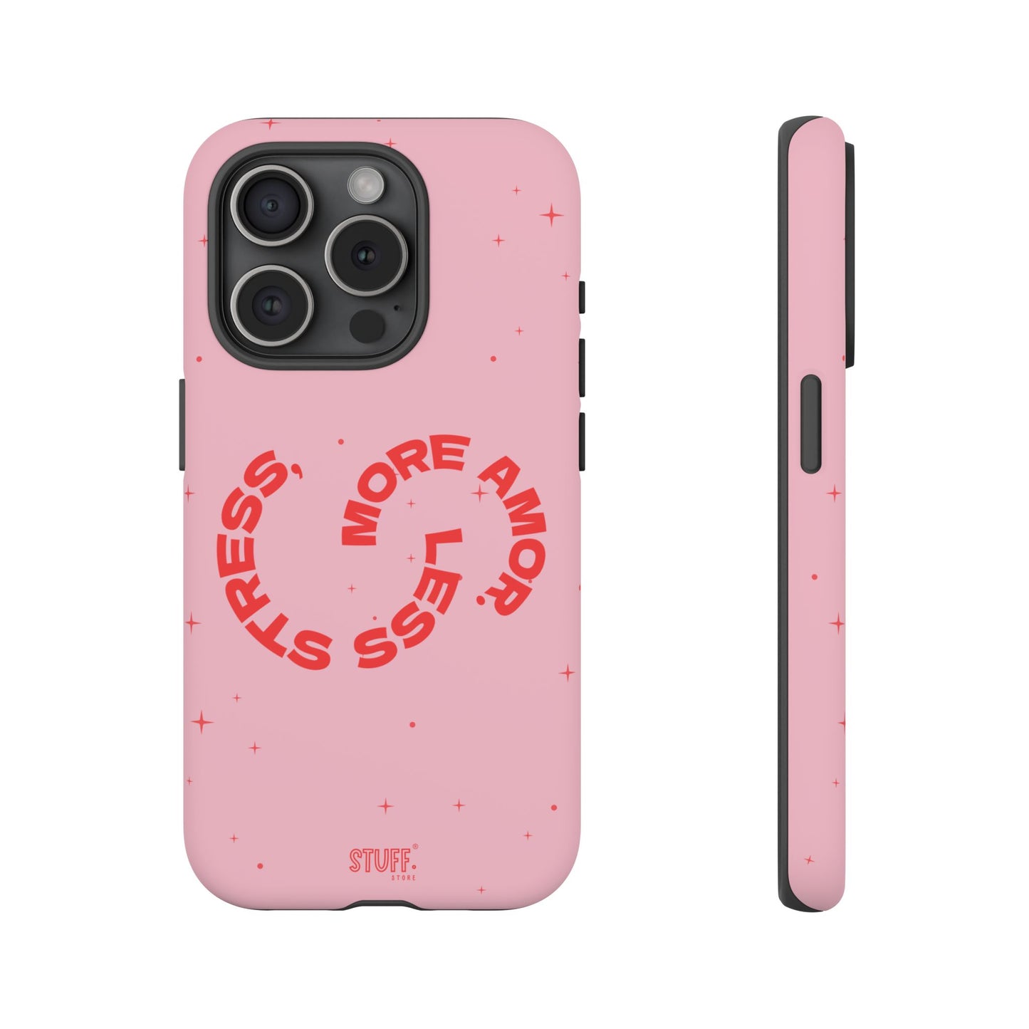 More Amor Case | Coque résistante double protection avec phrase Bienveillante