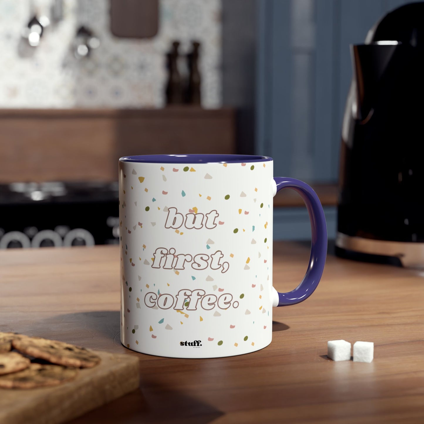 but first, coffee two-tone coffee mug