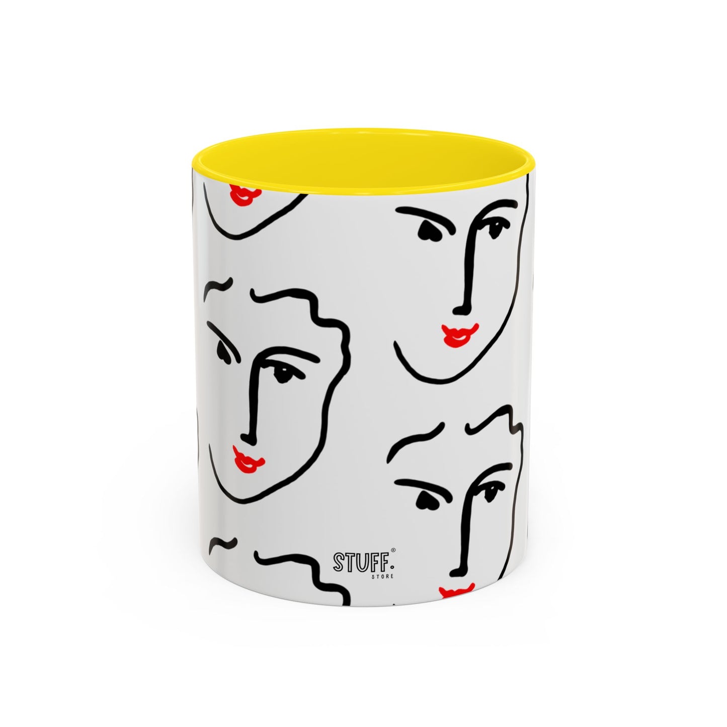 Nadia Cup | Matisse-inspired two-tone mug - 330ml