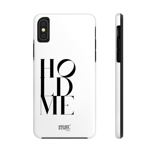Hold Me | Coque résistante et durable avec Design épuré Monochrome