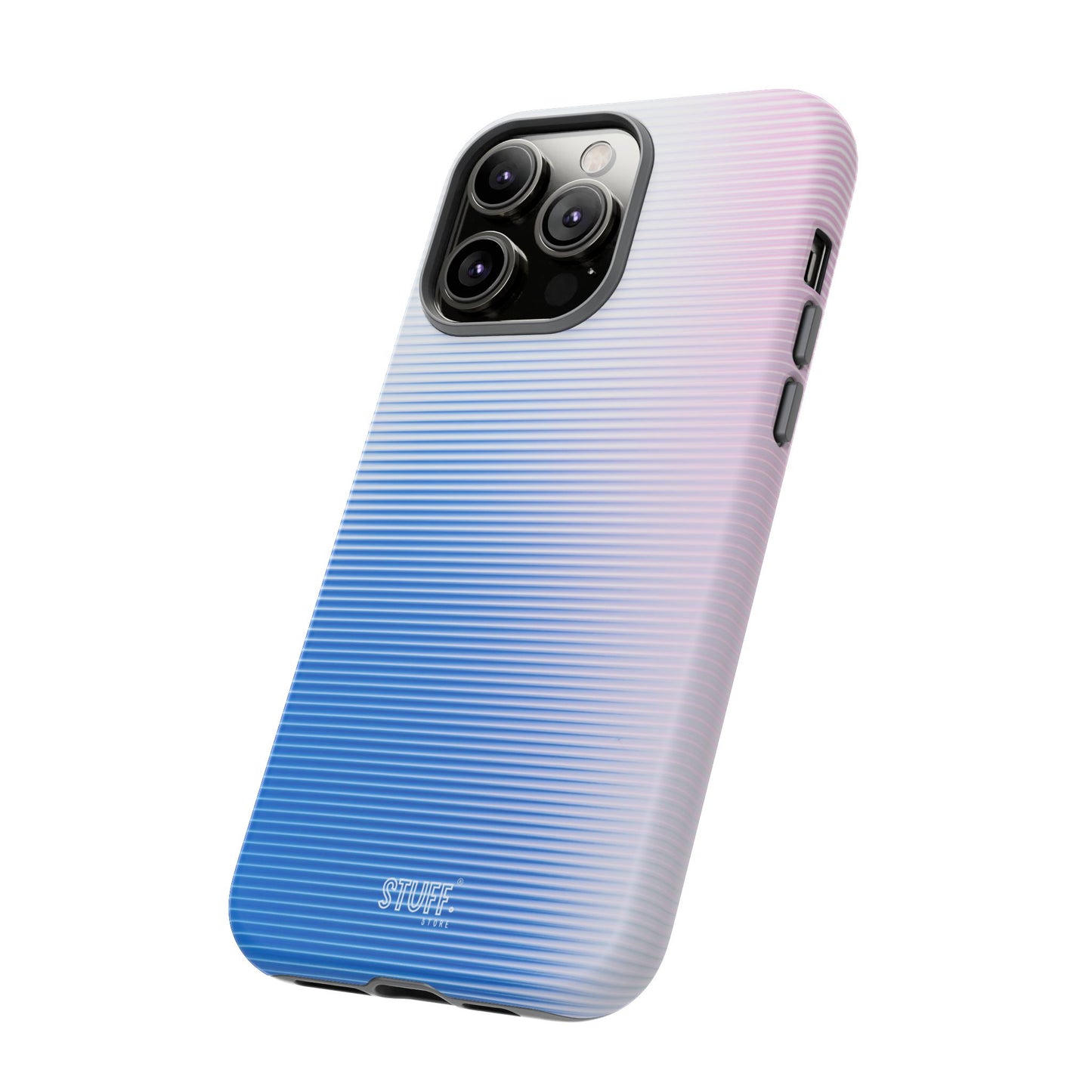 Gradient Case | Coque résistante double protection anti-choc - Dégradé Bleu & Rose