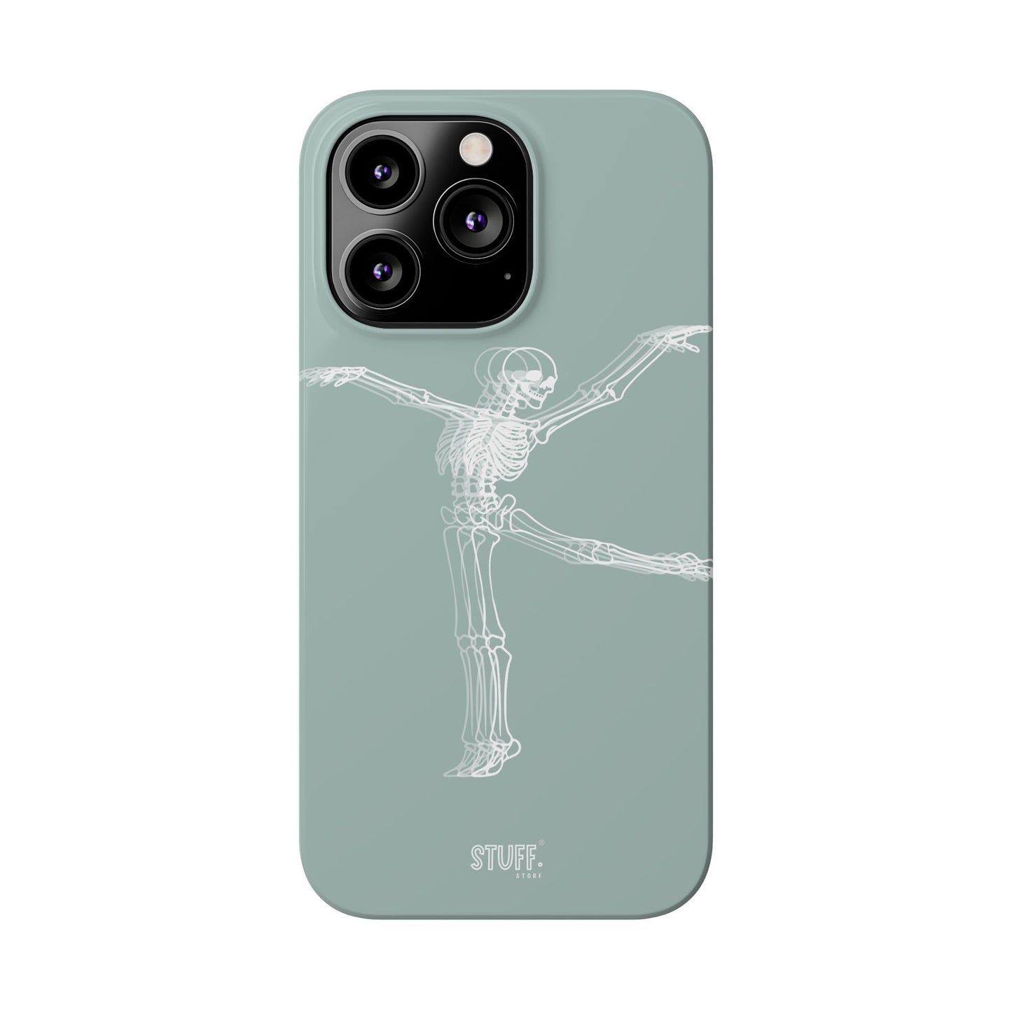 Bone-a-Rina | Coque slim durable et anti-chocs avec Design de Squelette Ballerine