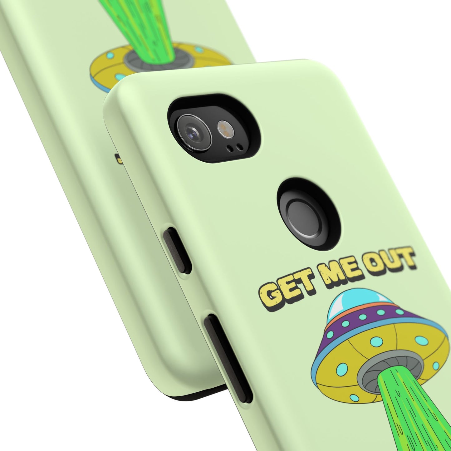 Get Me Out of Here | Coque résistante anti-choc — Vert Menthe