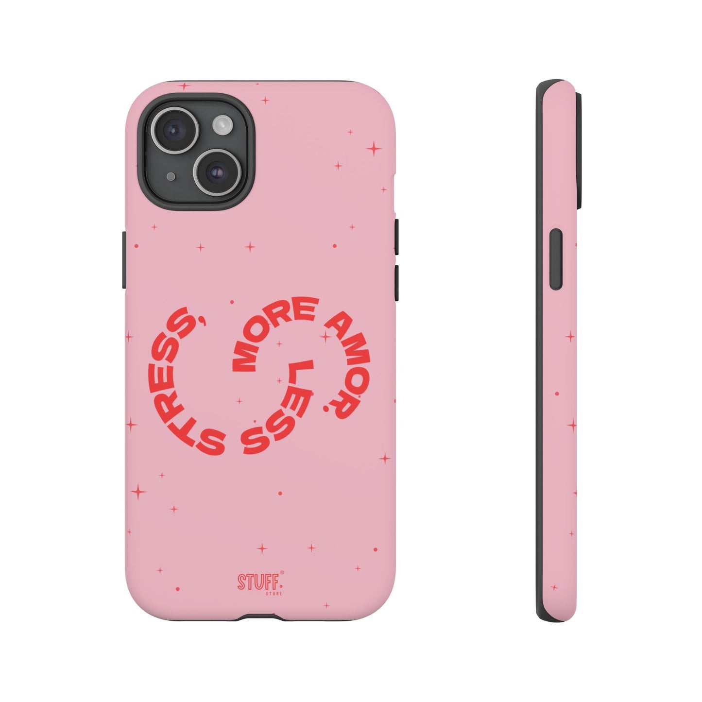 More Amor Case | Coque résistante double protection avec phrase Bienveillante