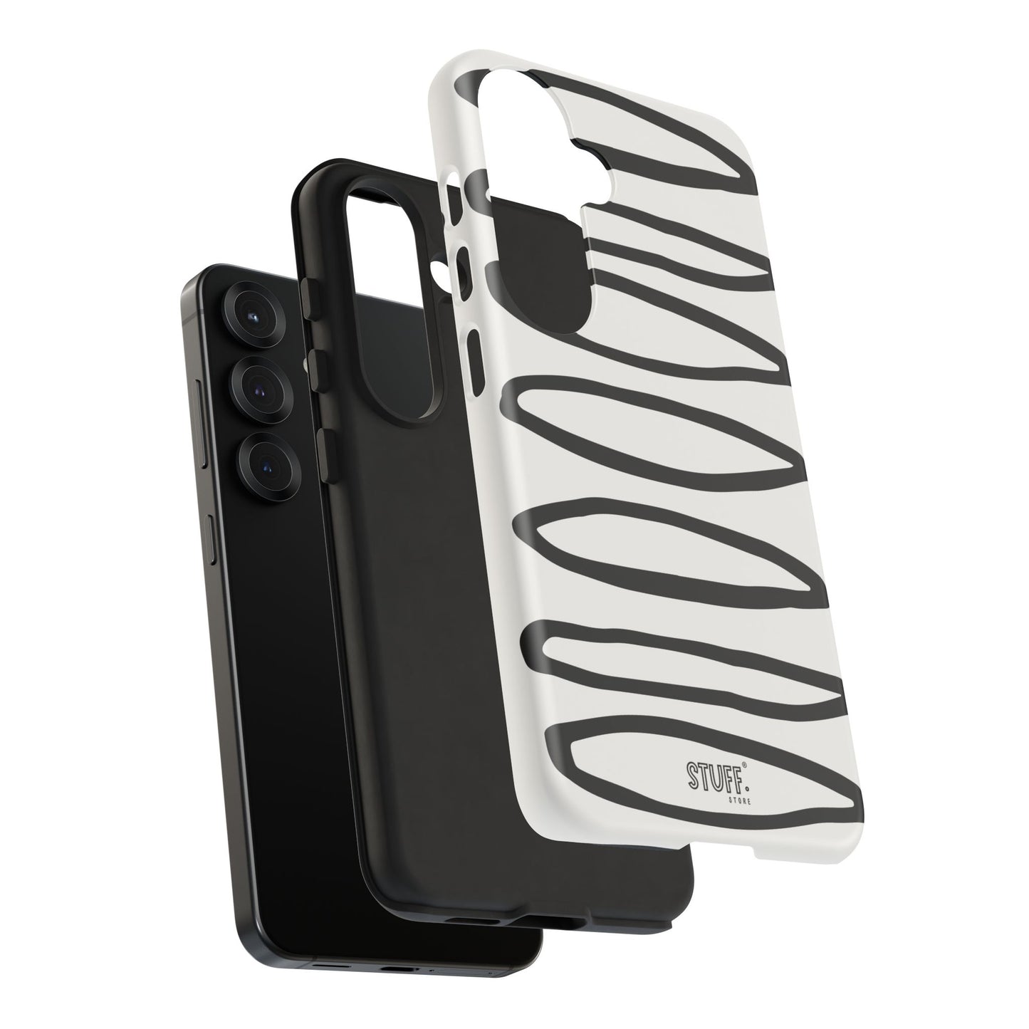 Loopy Case | Coque résistante double protection - Motif cercles abstraits