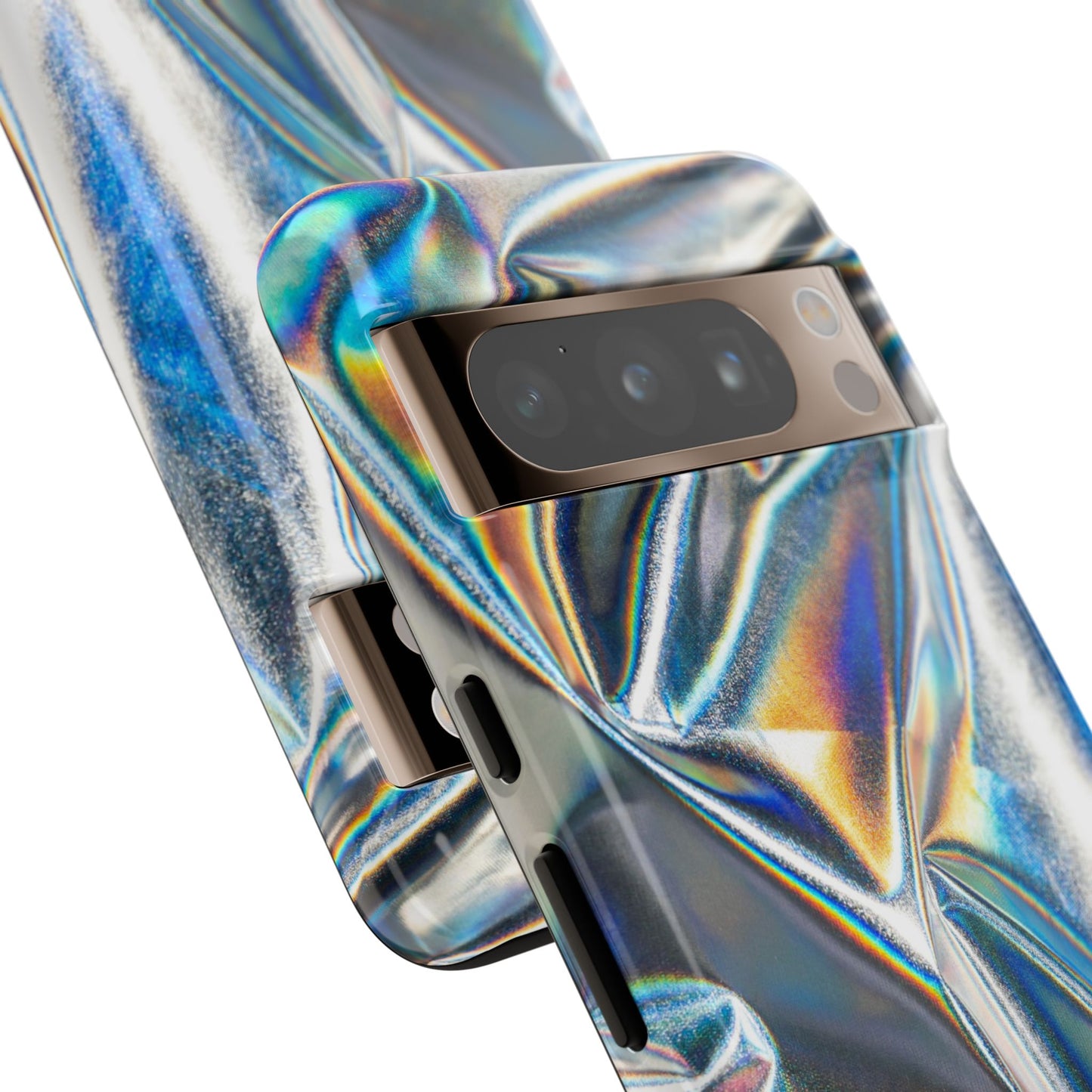 Metallic Case | Coque résistante double protection anti-choc - Effet Métallique