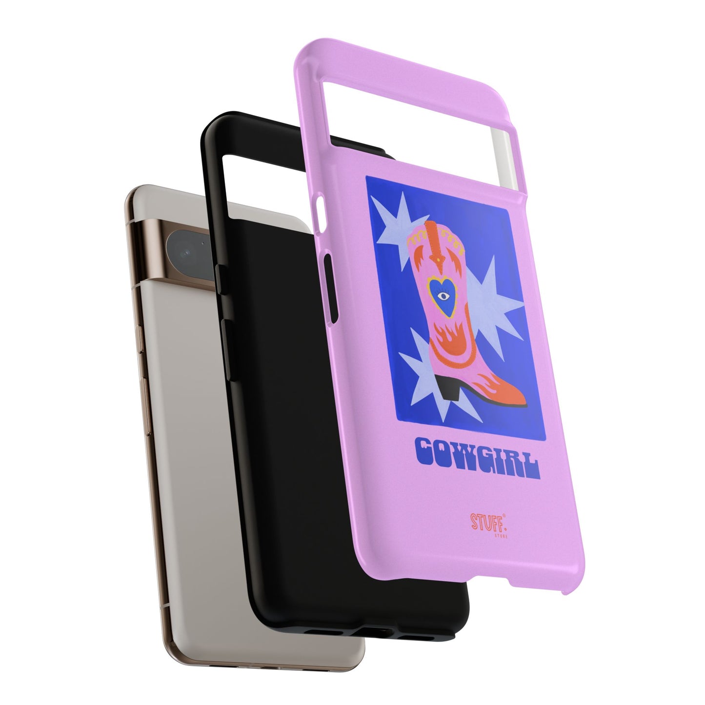 Cowgirl Case | Cose résistante double protection avec Design Western