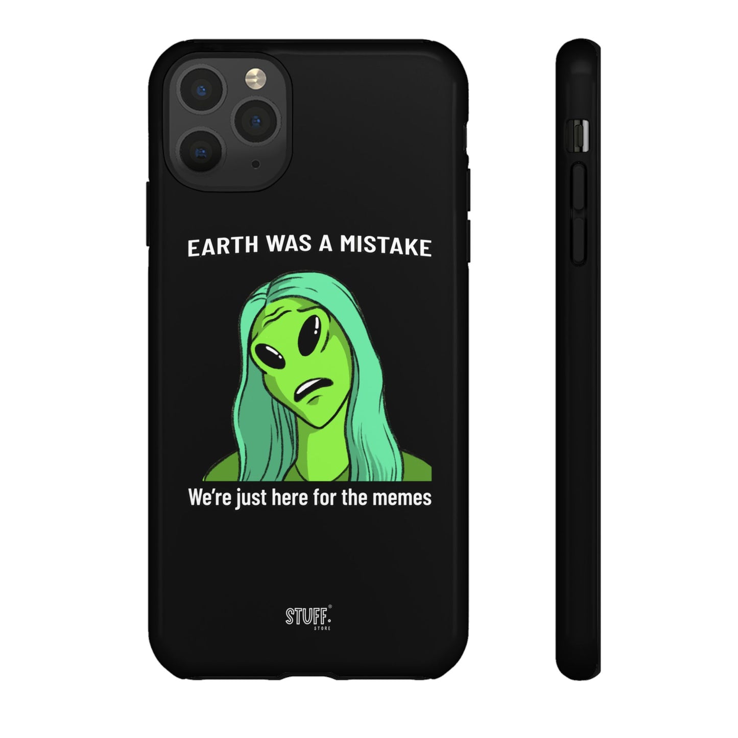 Meme Liking Alien Case | Coque résistante double protection pour les amateurs de Pop Culture