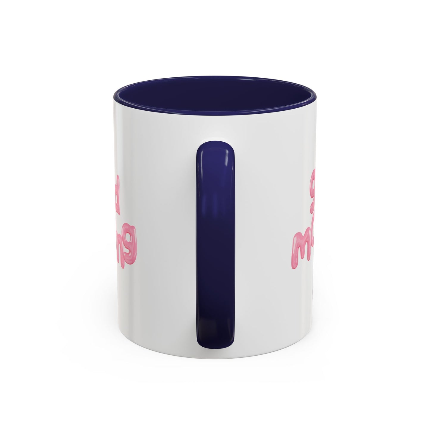 Balloon Cup | Two-tone ceramic mug with "balloon" lettering - 330ml