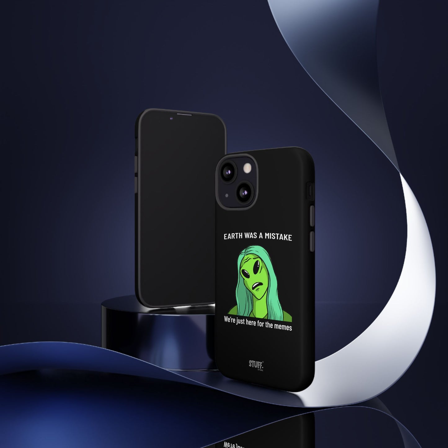 Meme Liking Alien Case | Coque résistante double protection pour les amateurs de Pop Culture