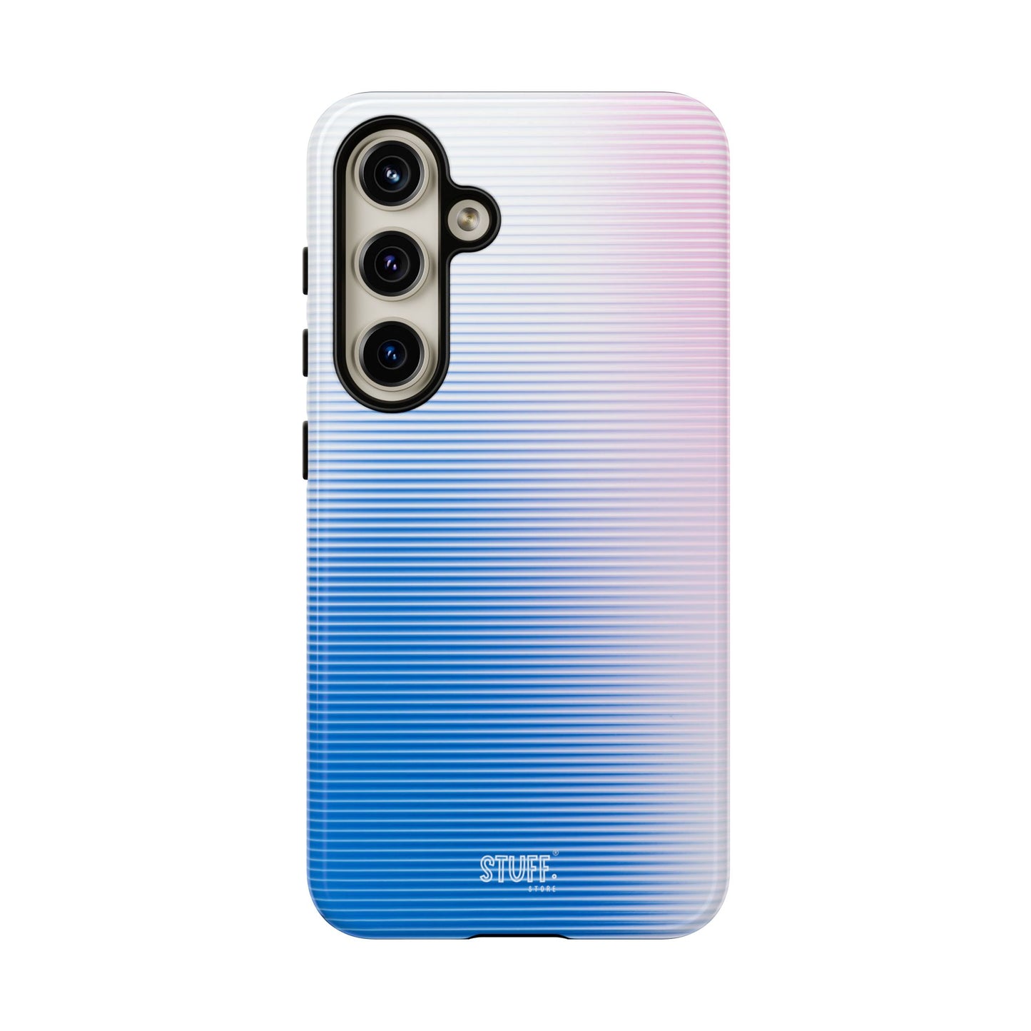 Gradient Case | Coque résistante double protection anti-choc - Dégradé Bleu & Rose