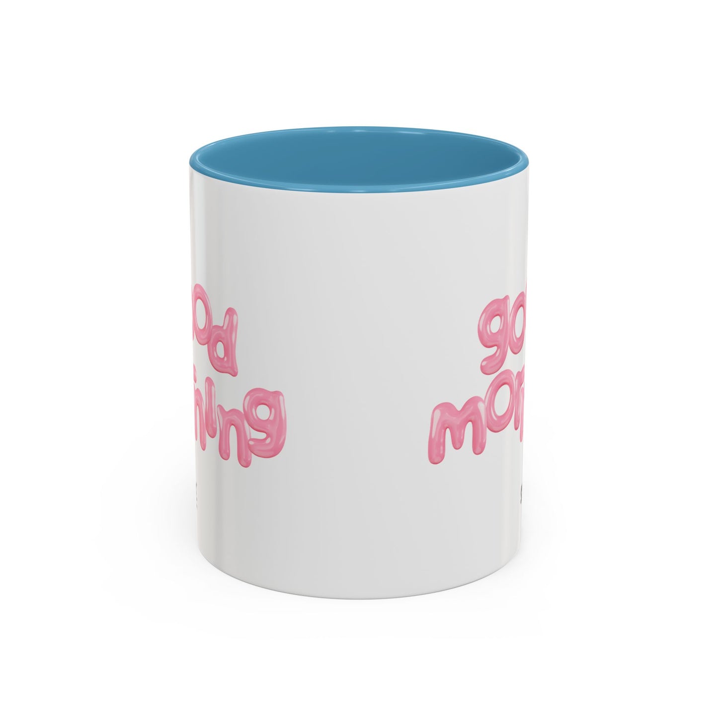 Balloon Cup | Two-tone ceramic mug with "balloon" lettering - 330ml