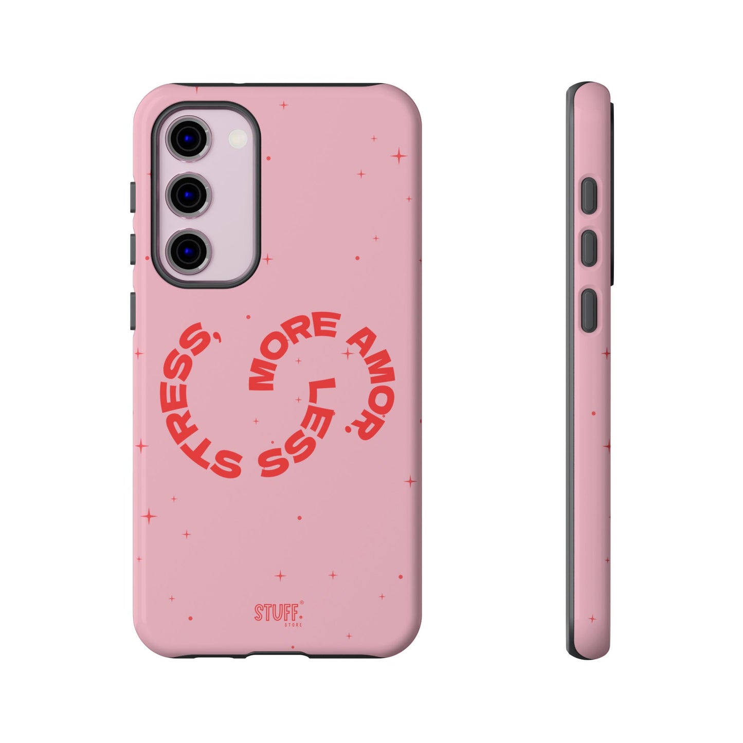 More Amor Case | Coque résistante double protection avec phrase Bienveillante