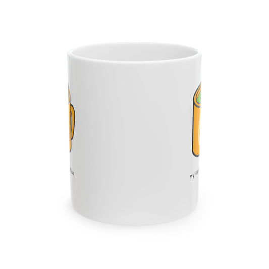 Positivitea Cup | Mug motivant en céramique pour pause thé et café – 330 ml