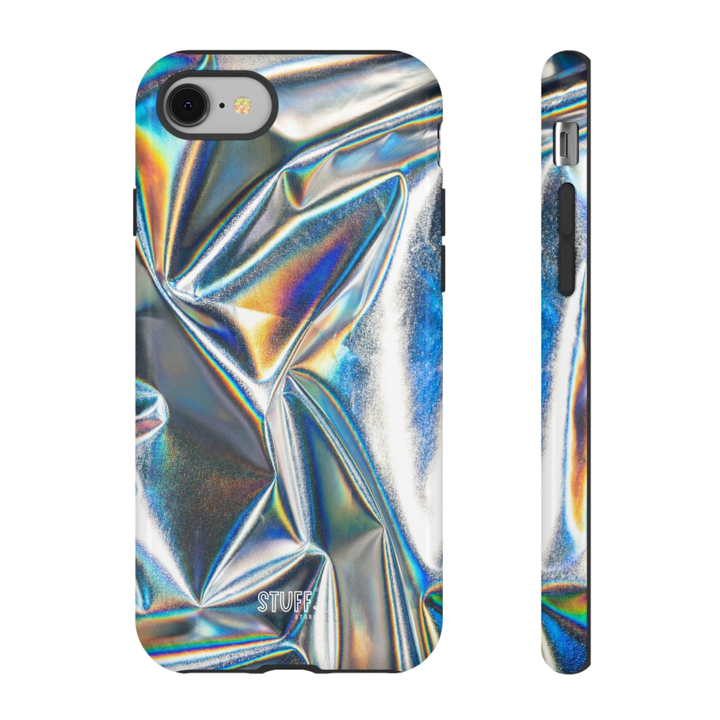 Metallic Case | Coque résistante double protection anti-choc - Effet Métallique