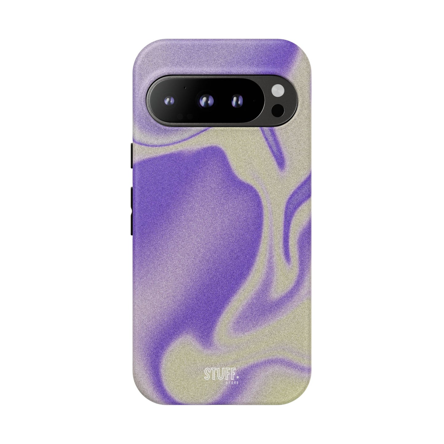 Swirly Case | Coque résistante double protection - Motif vague pourpre