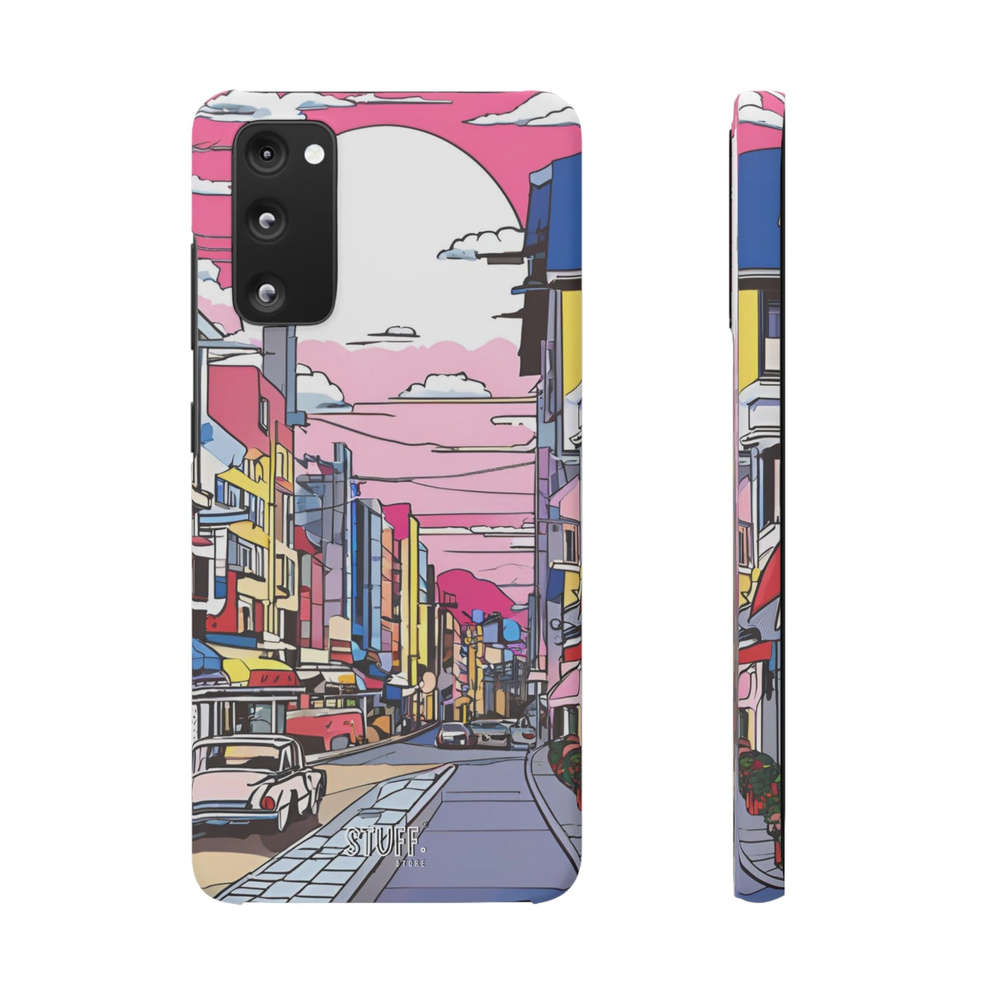 Pop Art Sunset | Coque snap légère et résistante inspiration Lichtenstein