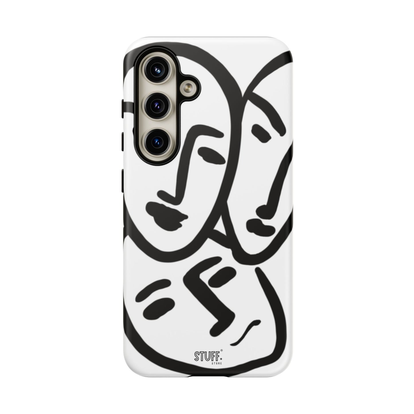 Les Trois Visages | Coque résistante double protection — inspiration Matisse