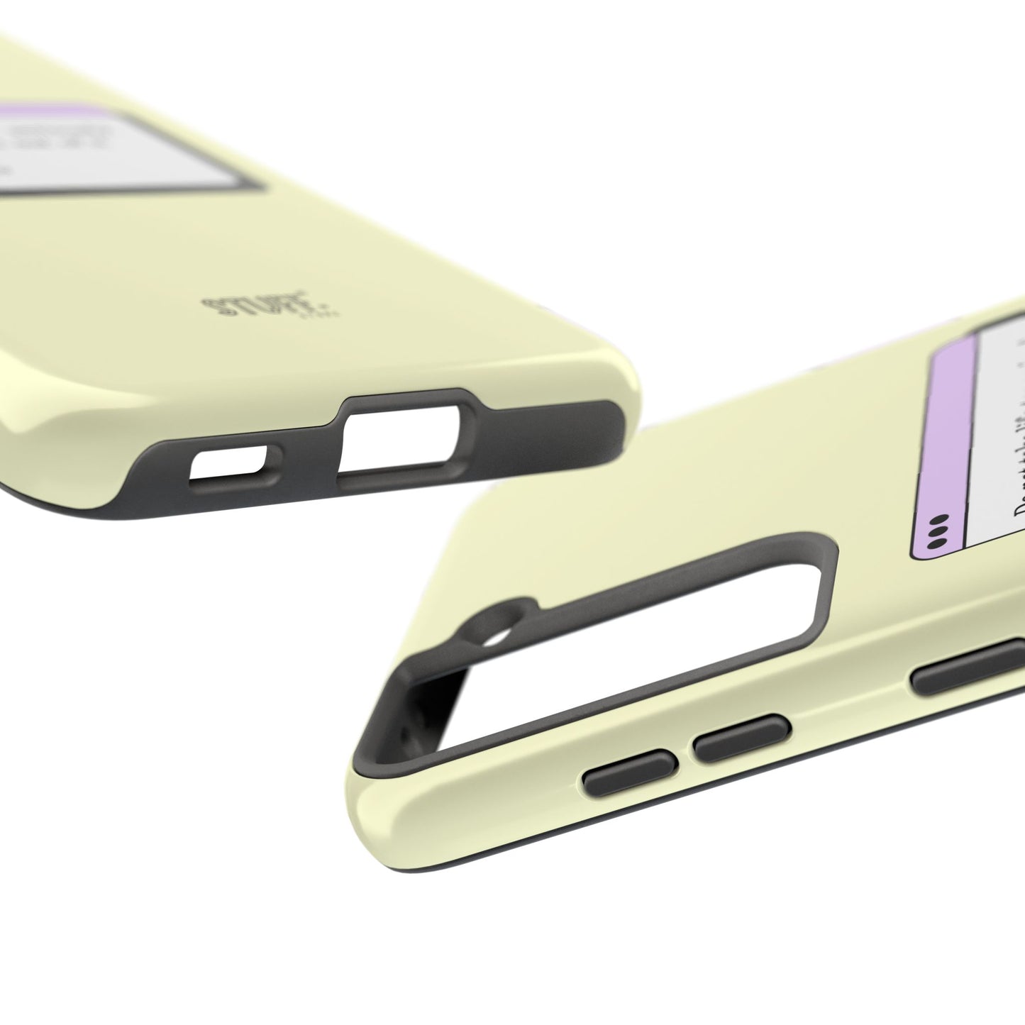 Window Case | Coque résistante à double protection avec citation – Design minimal & message puissant