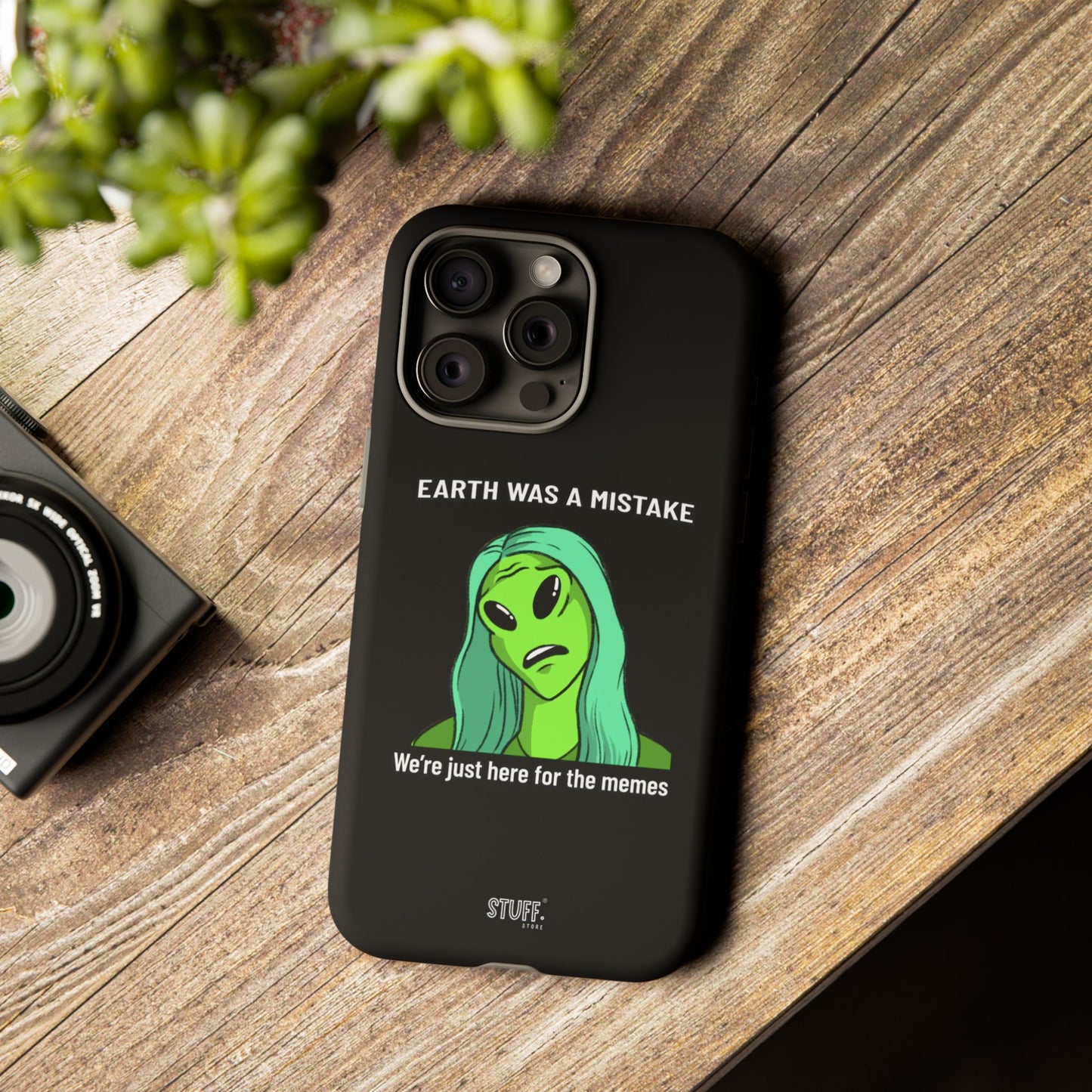 Meme Liking Alien Case | Coque résistante double protection pour les amateurs de Pop Culture